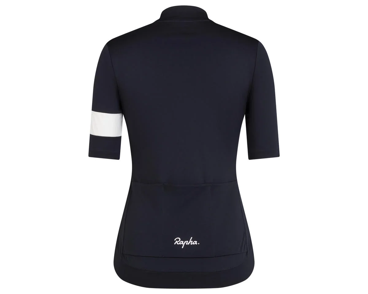 Rapha Women's Core Jersey (Black/White) (S) - view 2